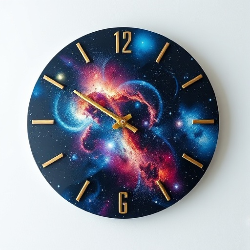 Reloj de pared de resina epoxi